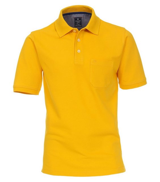 Redmond Langarm-Poloshirt Piqué Polo-Shirt günstig online kaufen