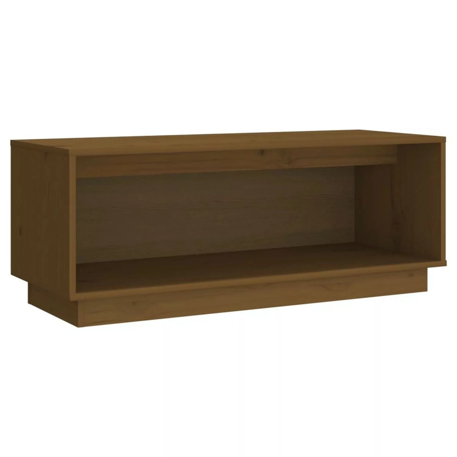 Vidaxl Tv-schrank Honigbraun 90x35x35 Cm Massivholz Kiefer günstig online kaufen