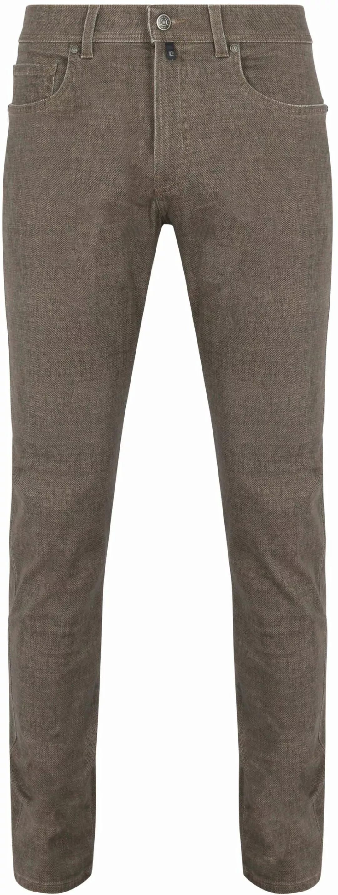 Pierre Cardin Trousers Lyon Tapered Taupe  - Größe W 34 - L 30 günstig online kaufen