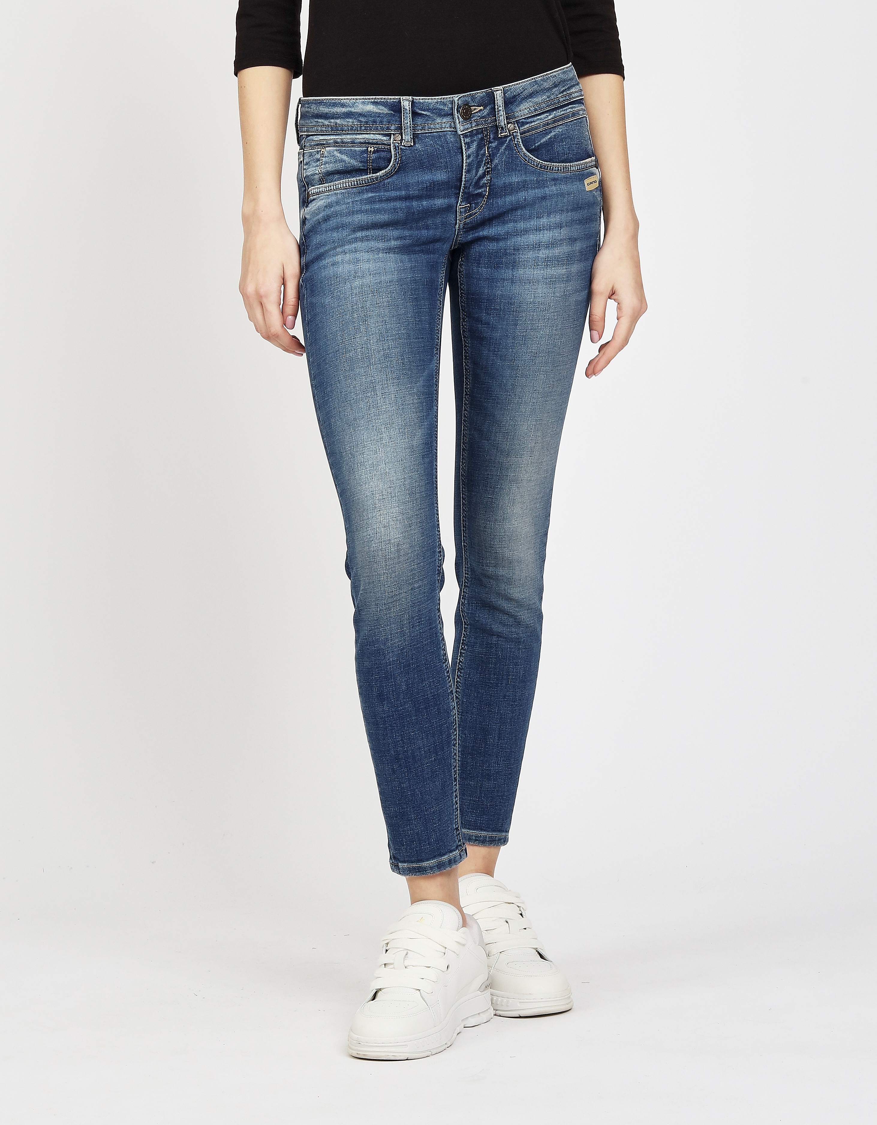GANG Skinny-fit-Jeans "94FAITH CROPPED", mit verkürzter Beinlänge günstig online kaufen