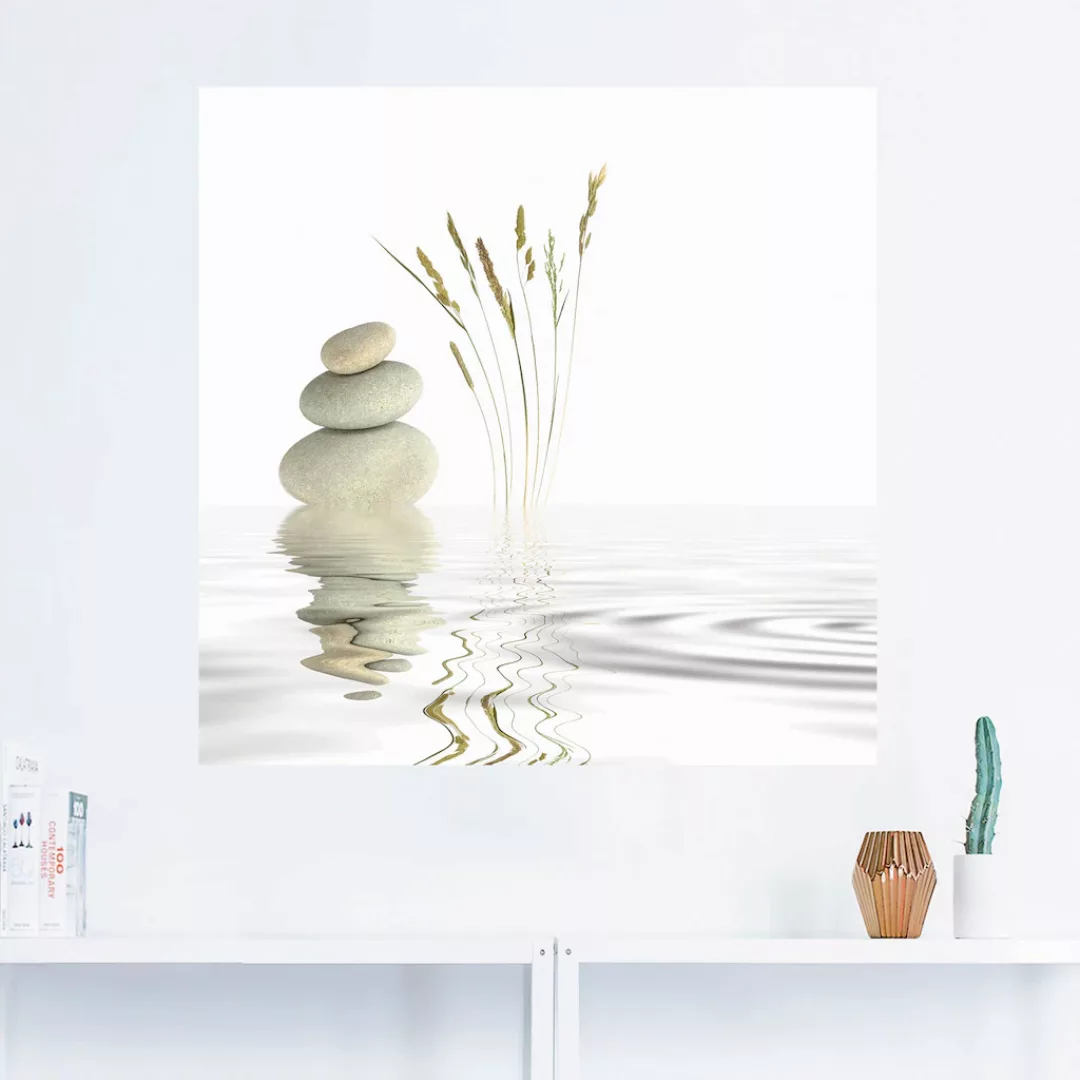 Artland Wandbild »Zen Friede«, Zen, (1 St.), als Alubild, Outdoorbild, Lein günstig online kaufen