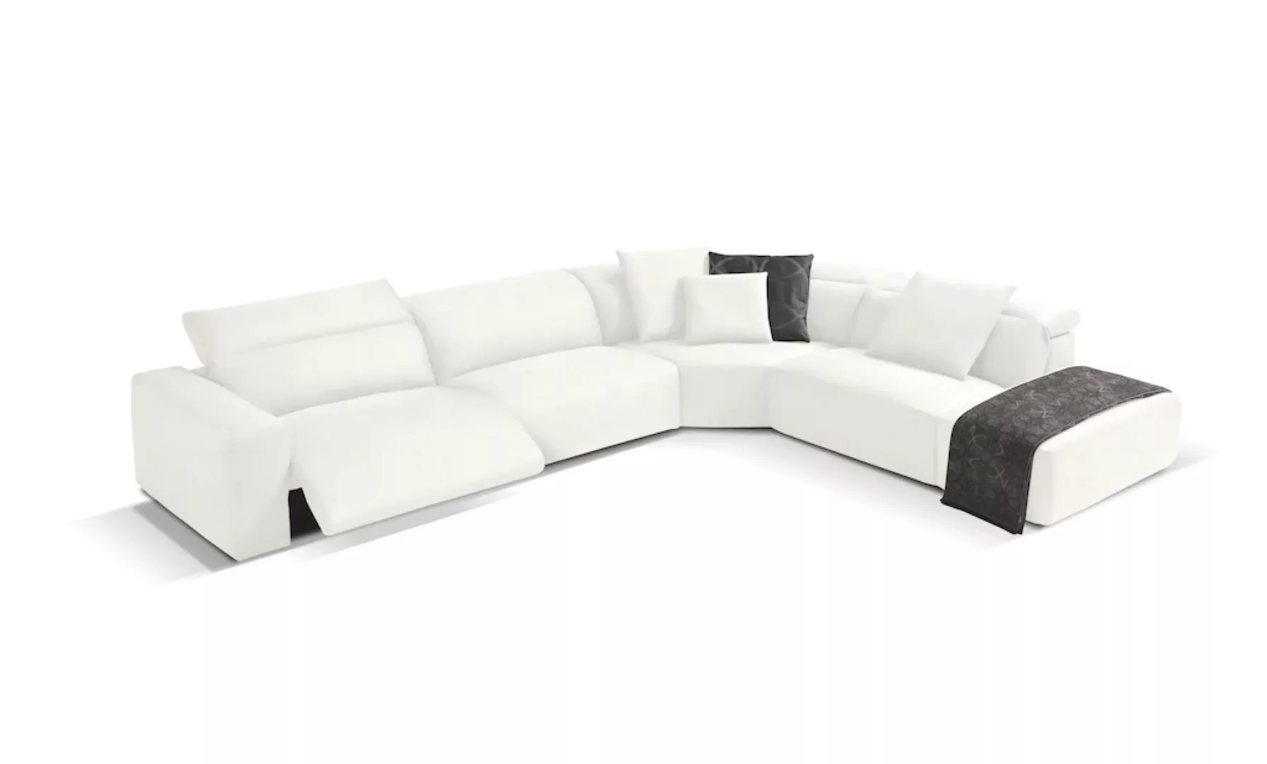 Egoitaliano Ecksofa "Beverly, extravangantes Designsofa mit erstklassigem S günstig online kaufen