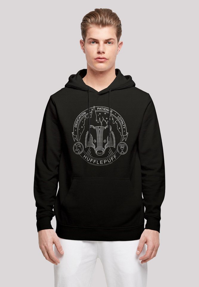 F4NT4STIC Kapuzenpullover Harry Potter Hufflepuff Seal Print günstig online kaufen