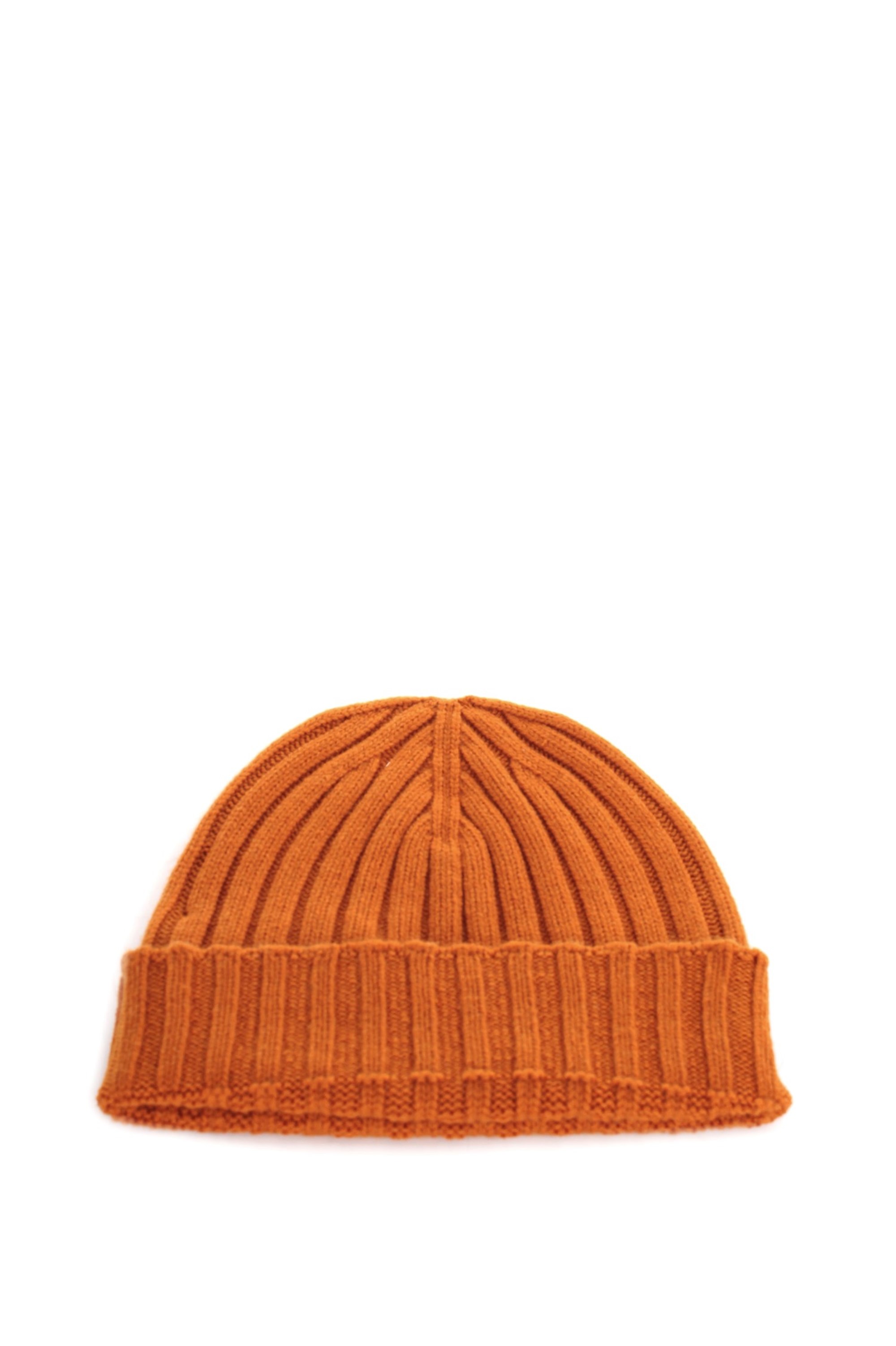 hindustrie Beanie Herren orange Cashmere günstig online kaufen