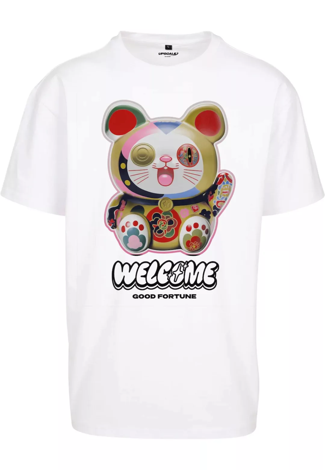 Upscale by Mister Tee T-Shirt "Upscale by Mister Tee Herren Welcome Cat Hea günstig online kaufen