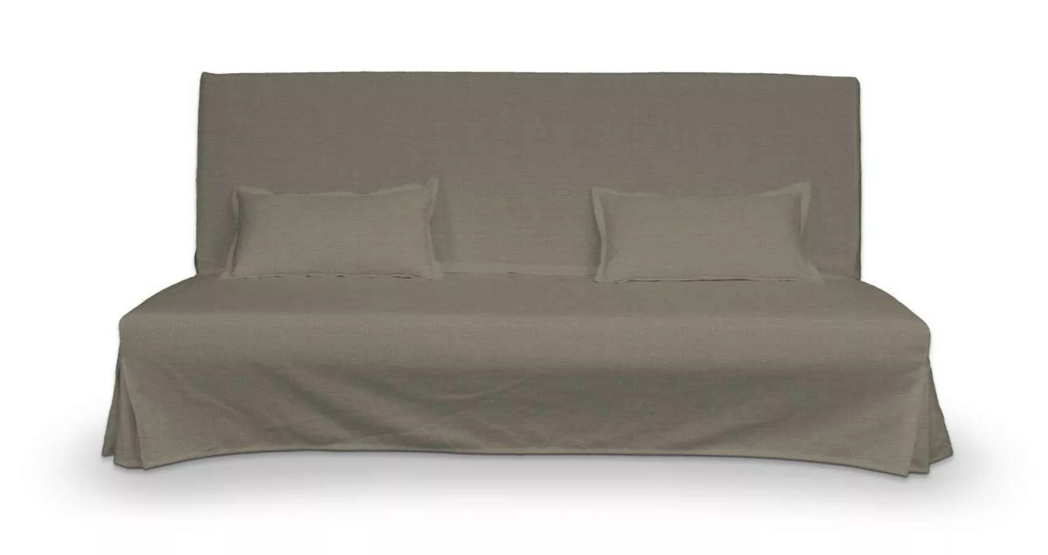 Bezug für Beddinge Sofa, lang mit zwei Kissenhüllen, beige-grau, Bezug für günstig online kaufen