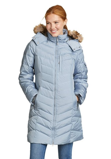 Eddie Bauer Daunenmantel Sun Valley Parka mit Fellimitat günstig online kaufen