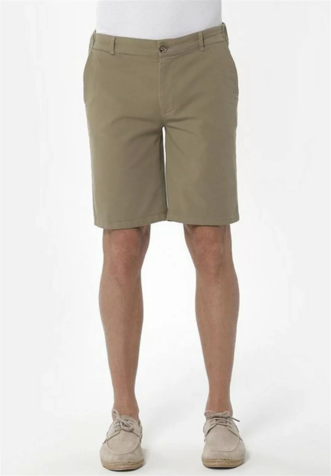 ORGANICATION Chinohose Men's Garment Dyed Jogger Fit Shorts in Olive günstig online kaufen