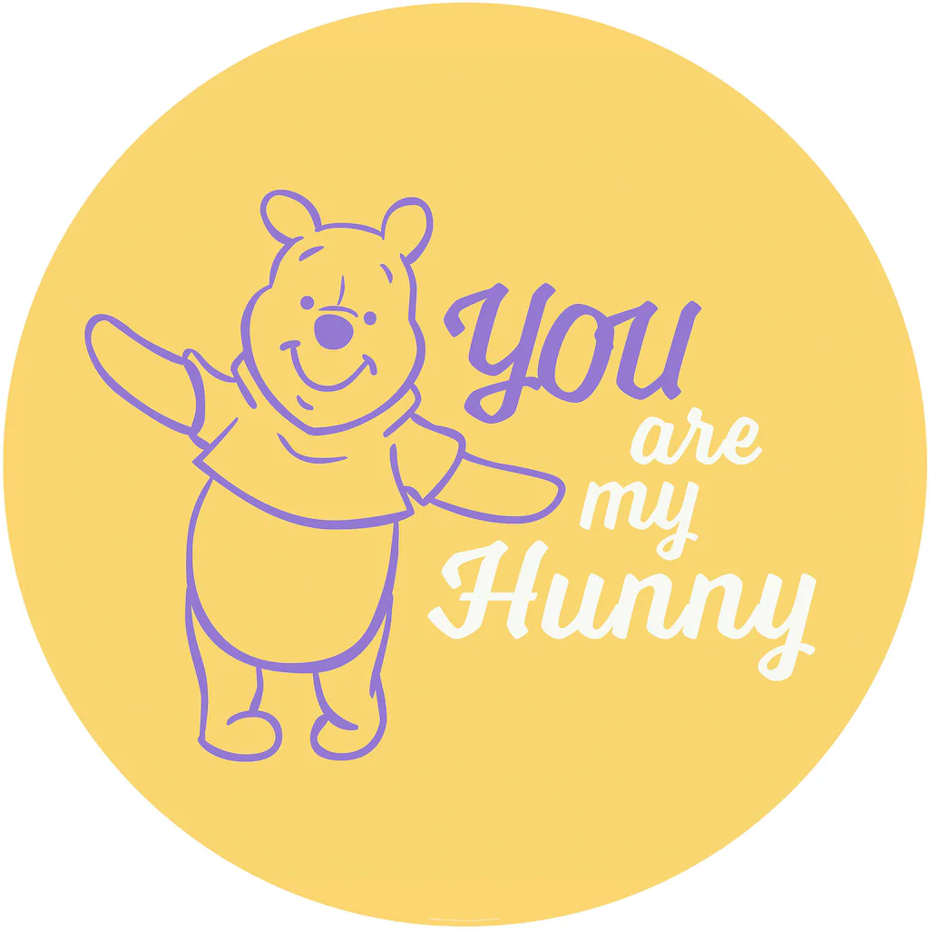 Komar Wandtattoo "Winnie the Pooh My Hunny", (1 St.), 125x125 cm (Breite x günstig online kaufen