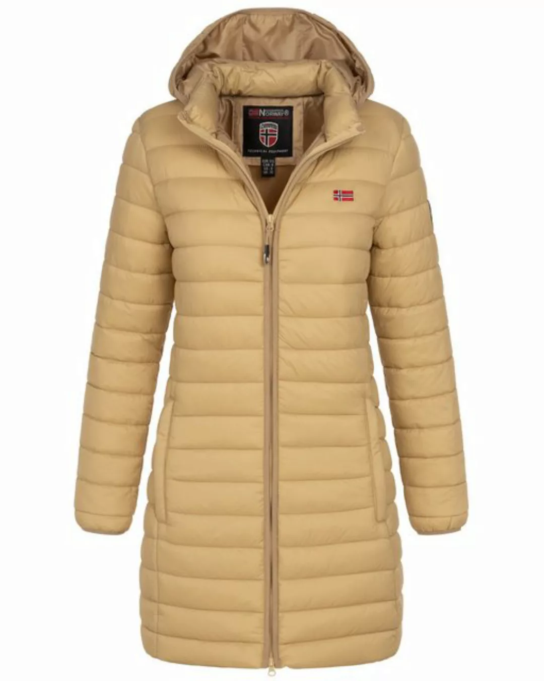 Geographical Norway Steppmantel Winter Jacke Steppjacke Parka Lange Kapuzen günstig online kaufen