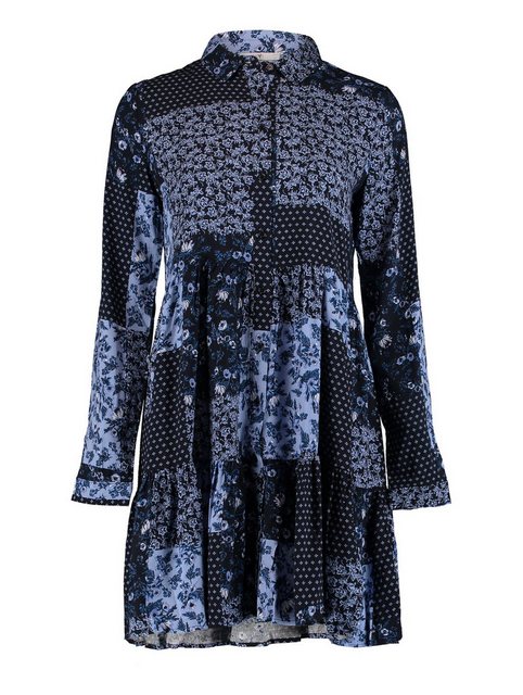 HaILY’S Shirtkleid Kleid Kurz Normale Passform Allover Blumenprint (knielan günstig online kaufen