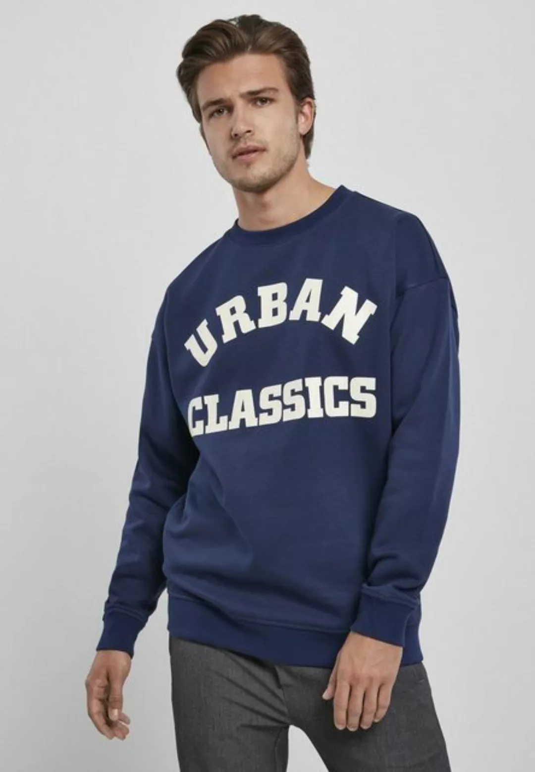 URBAN CLASSICS Rundhalspullover günstig online kaufen