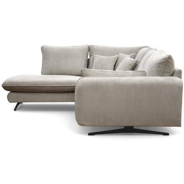 Beautysofa Ecksofa Prince, L-Form Polstersofa aus Cord-Bezug günstig online kaufen