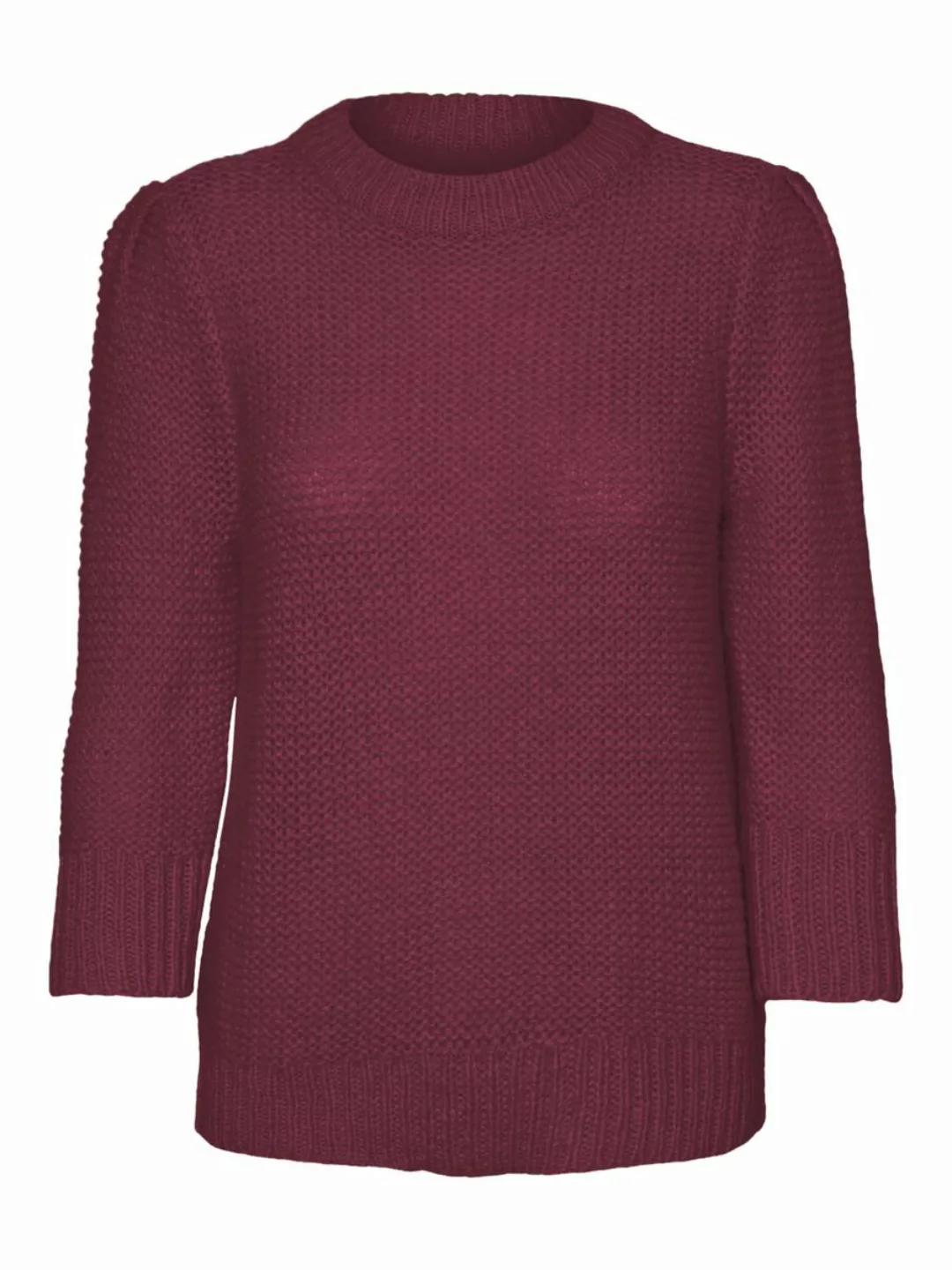 NOISY MAY Kurzärmeliger Pullover Damen Rot günstig online kaufen