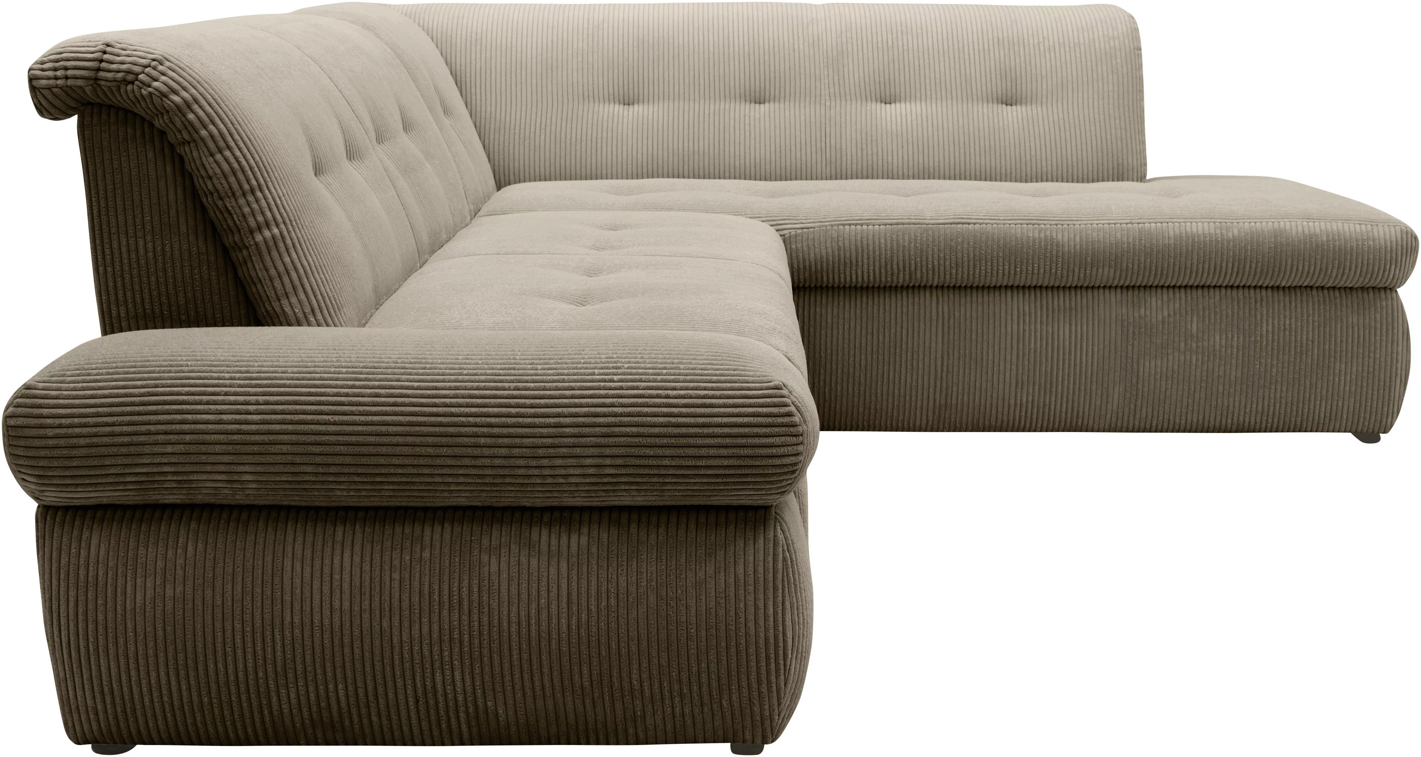 DOMO collection Ecksofa Moric L-Form, wahlweise mit Bettfunktion und Armleh günstig online kaufen