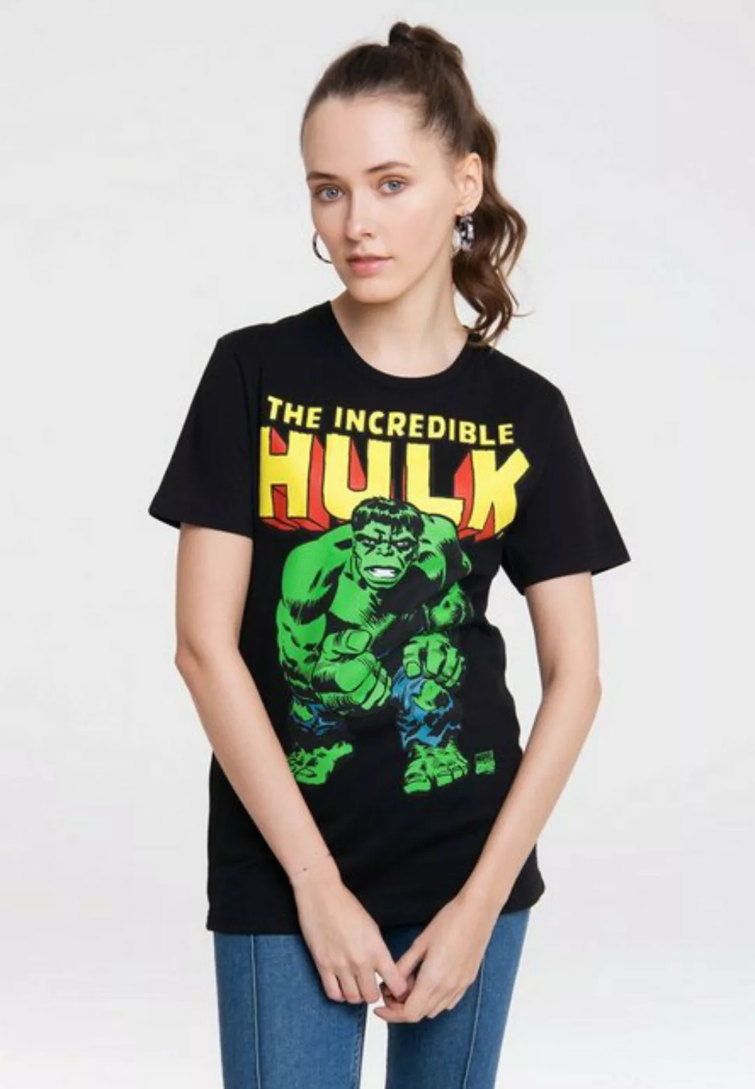 LOGOSHIRT T-Shirt Marvel Comics mit großem Hulk-Print günstig online kaufen