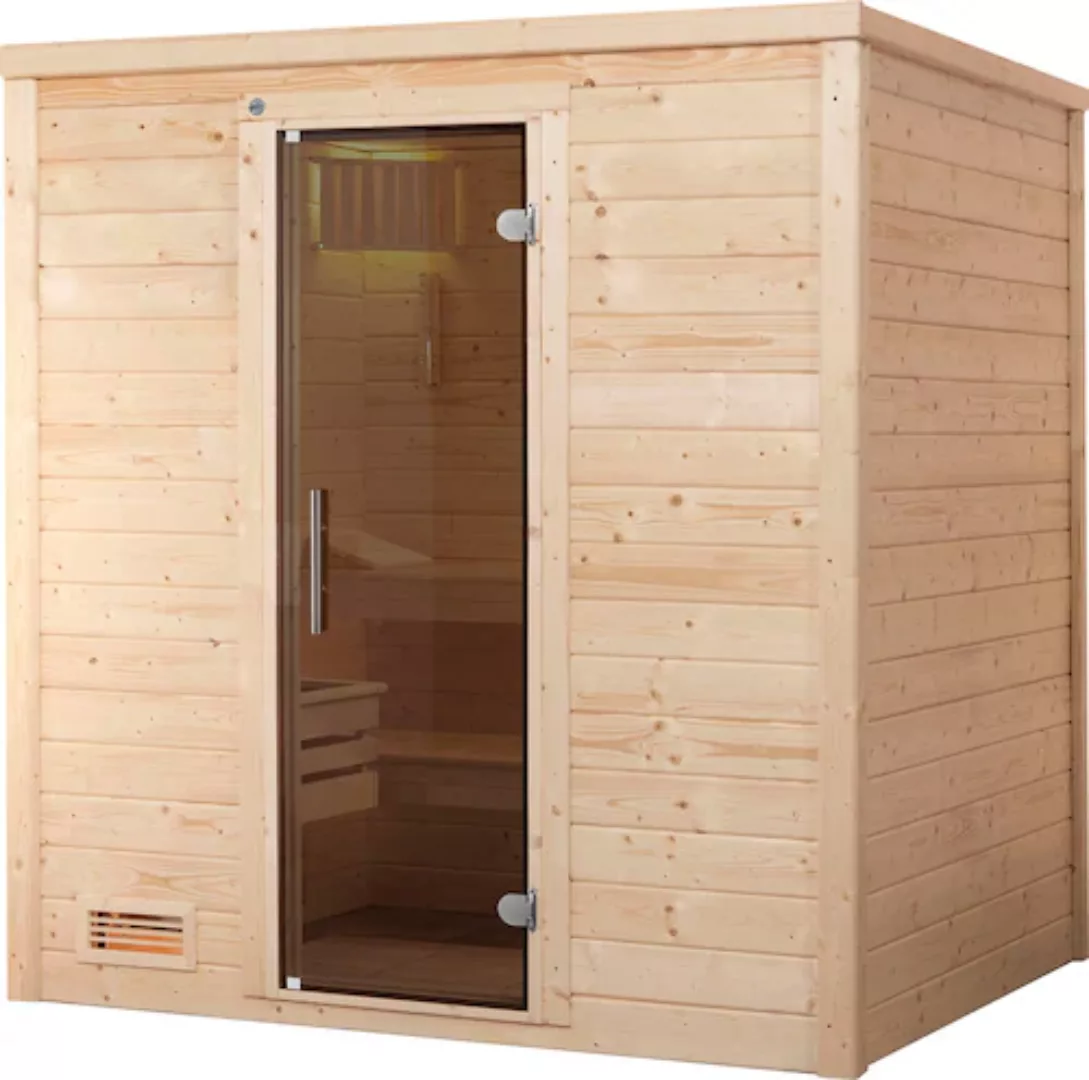 weka Sauna »Bergen«, 7,5 kW Bio-Ofen mit digitaler Steuerung günstig online kaufen