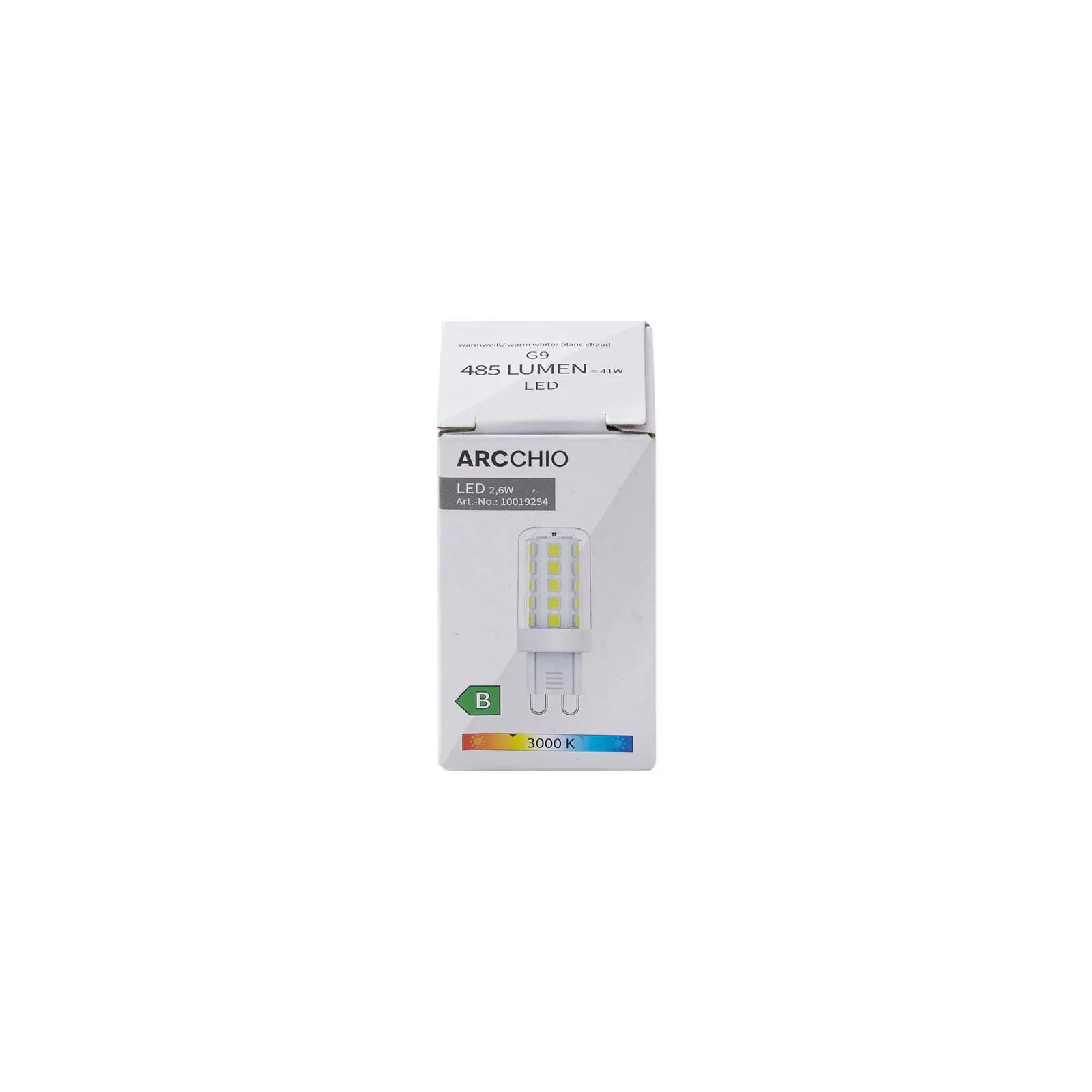 Arcchio LED-Leuchtmittel, G9, 3.000 K, 2,6 W, klar, 485 lm günstig online kaufen