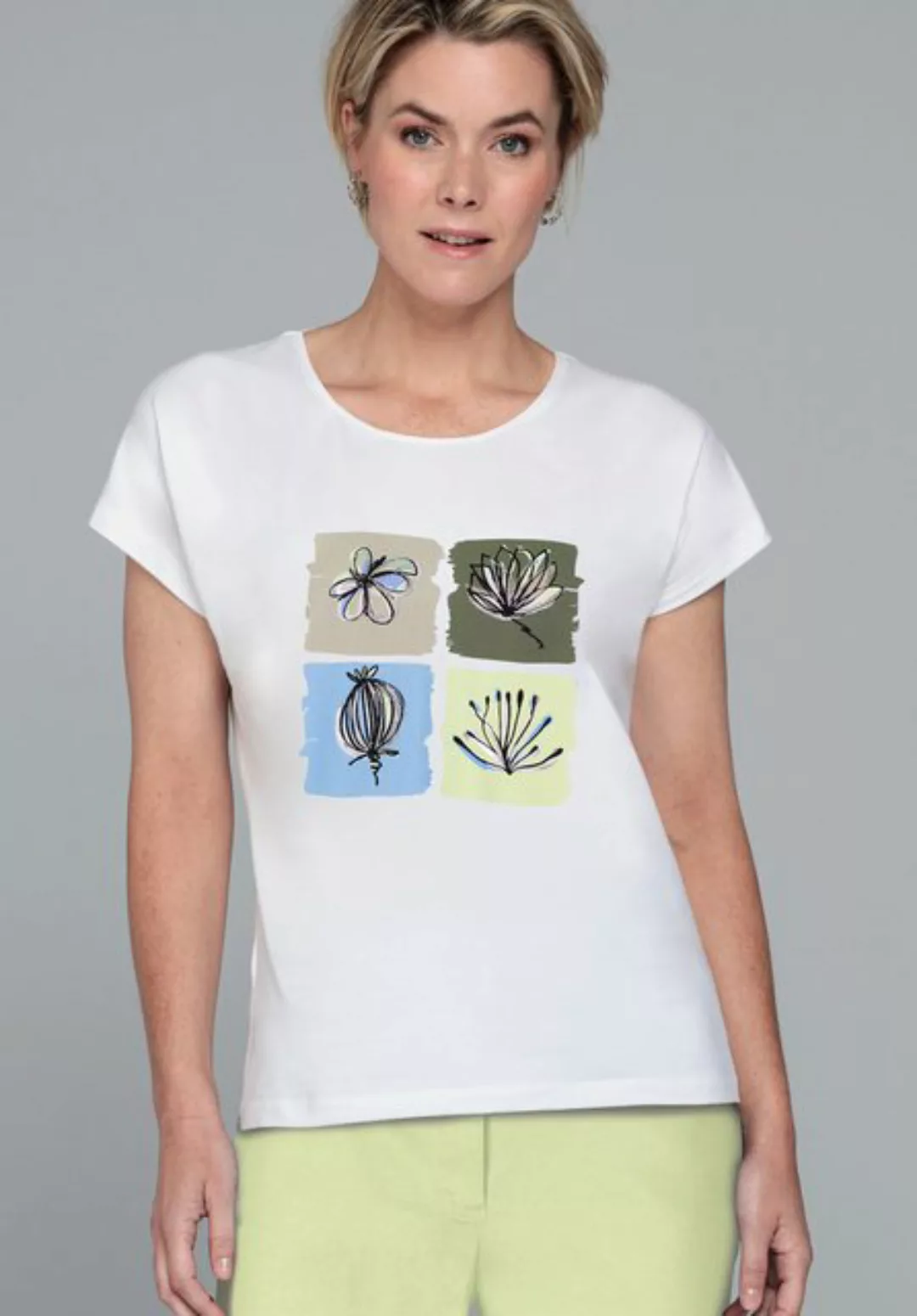 bianca Print-Shirt JULIE mit coolem Frontmotiv mit Metallic-Effekt günstig online kaufen