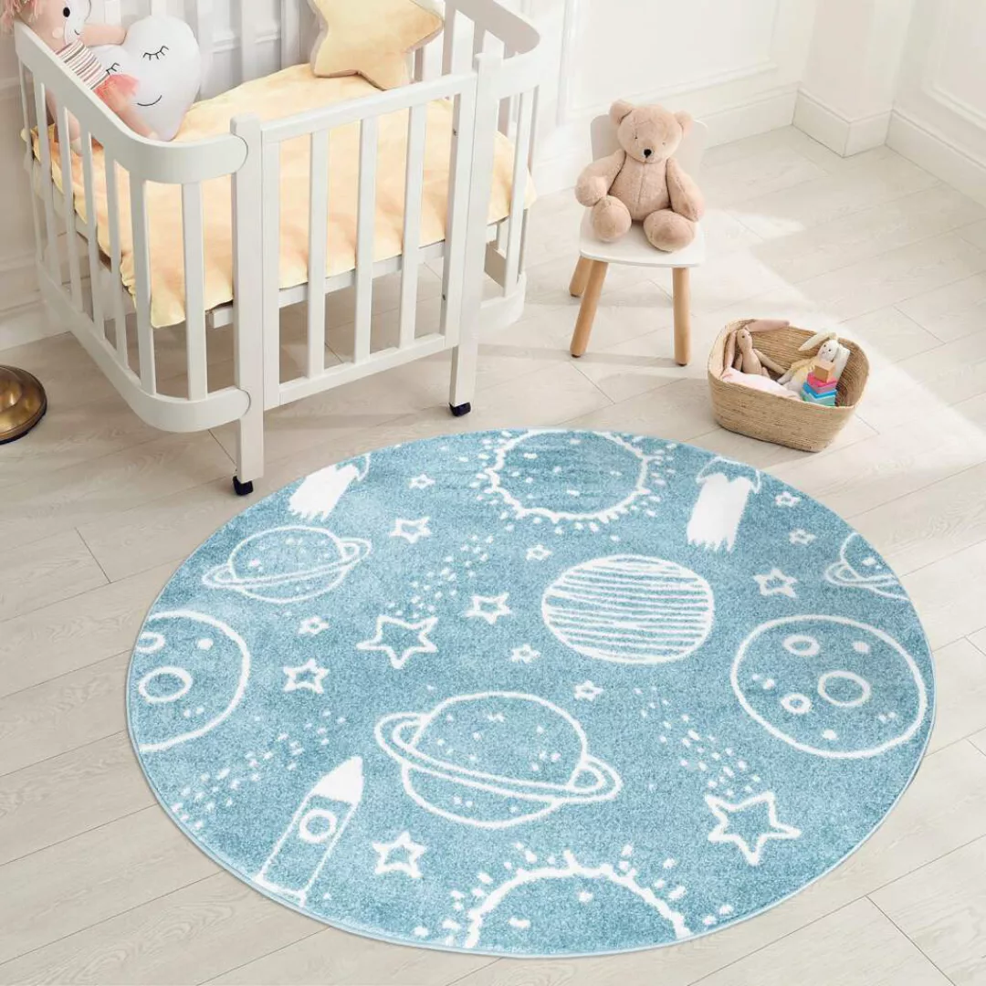 Carpet City Kinderteppich »ANIME912«, rund, 11 mm Höhe, Kinderzimmer Teppic günstig online kaufen