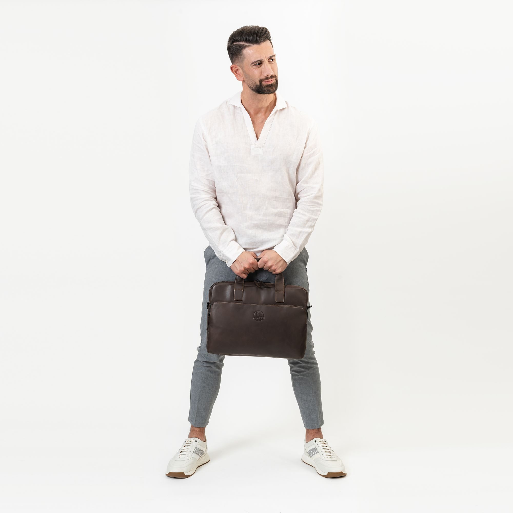 Farmhood Aktentasche Nashville, Leder günstig online kaufen