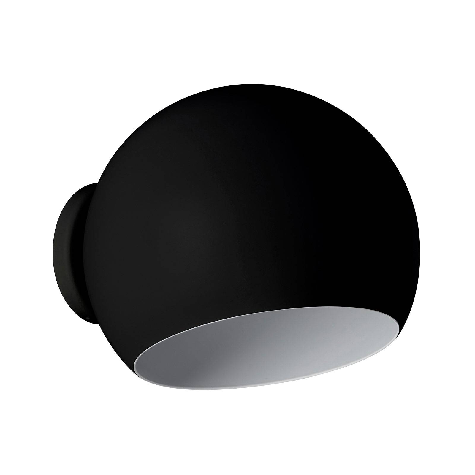 Nyta Tilt Globe Wall Short Wandlampe schwarz günstig online kaufen