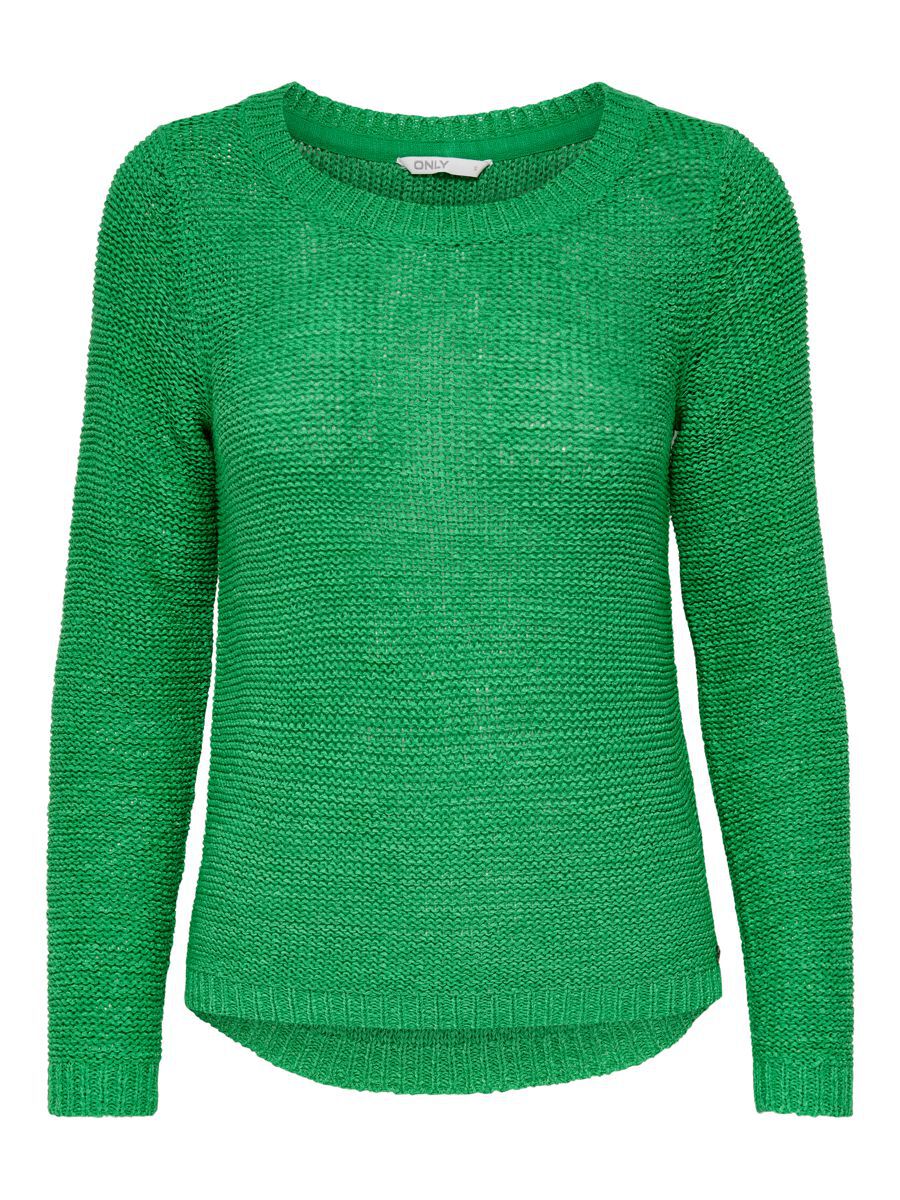 ONLY Einfarbiger Strickpullover Damen Grün günstig online kaufen