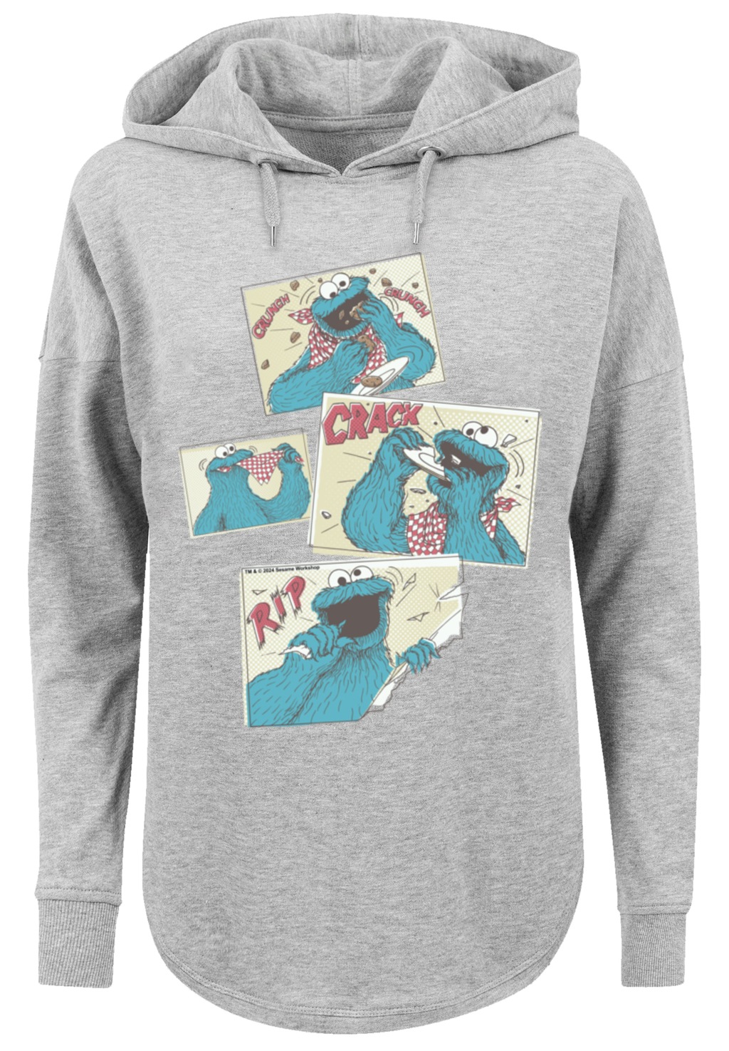 F4NT4STIC Kapuzenpullover "Sesamstraße Cookie Monster Crunch", Premium Qual günstig online kaufen