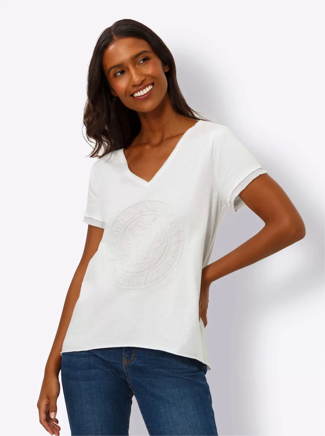 heine V-Shirt "Shirt", (1 tlg.) günstig online kaufen
