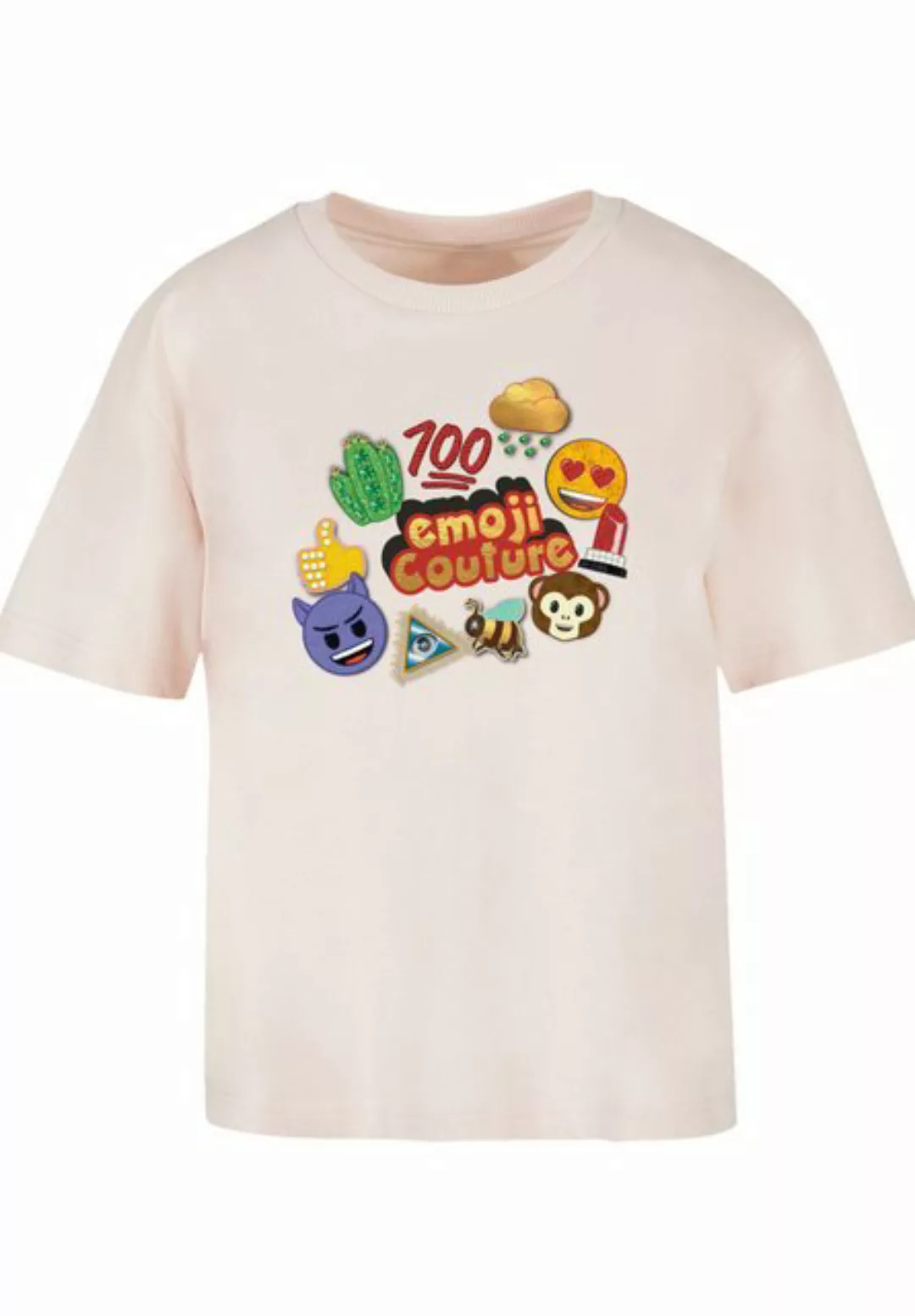 emoji couture T-Shirt gold logo stylish icons Premium Qualität günstig online kaufen