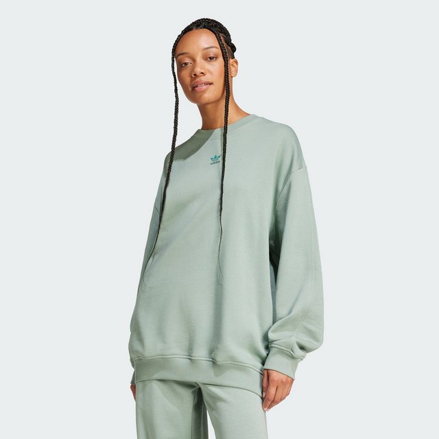 adidas Originals Longtop ESSENTIALS OVERSIZED FRENCH TERRY SWEATSHIRT günstig online kaufen