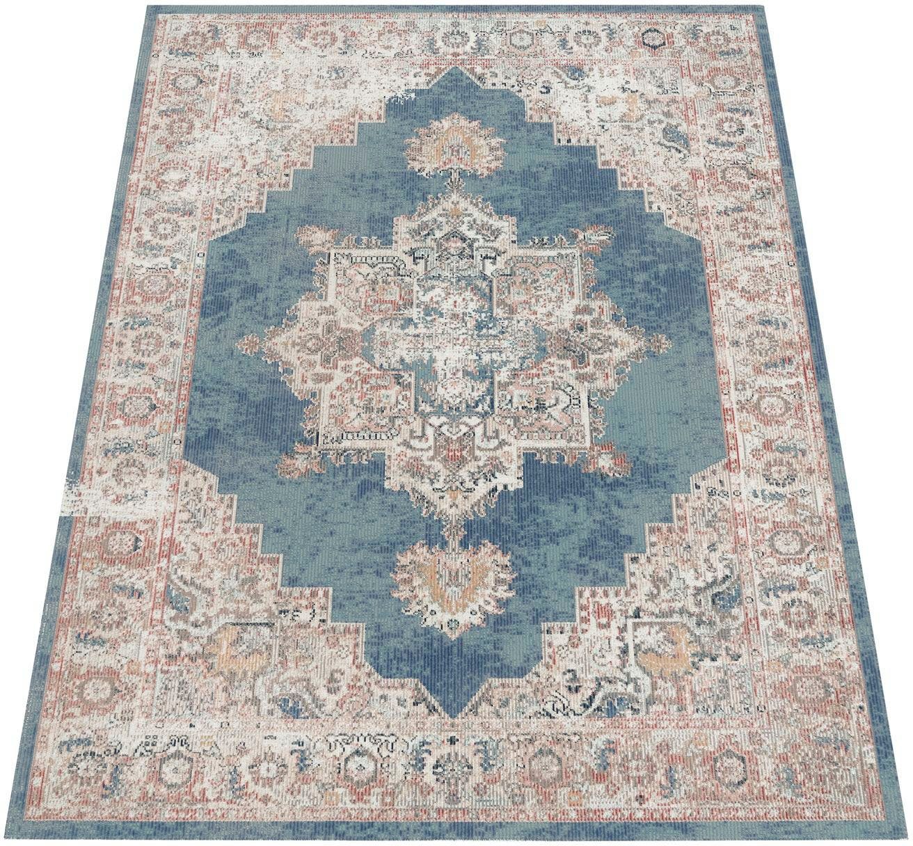 Paco Home Teppich »Torres 275«, rechteckig, 8 mm Höhe, Kurzflor, Orient-Opt günstig online kaufen