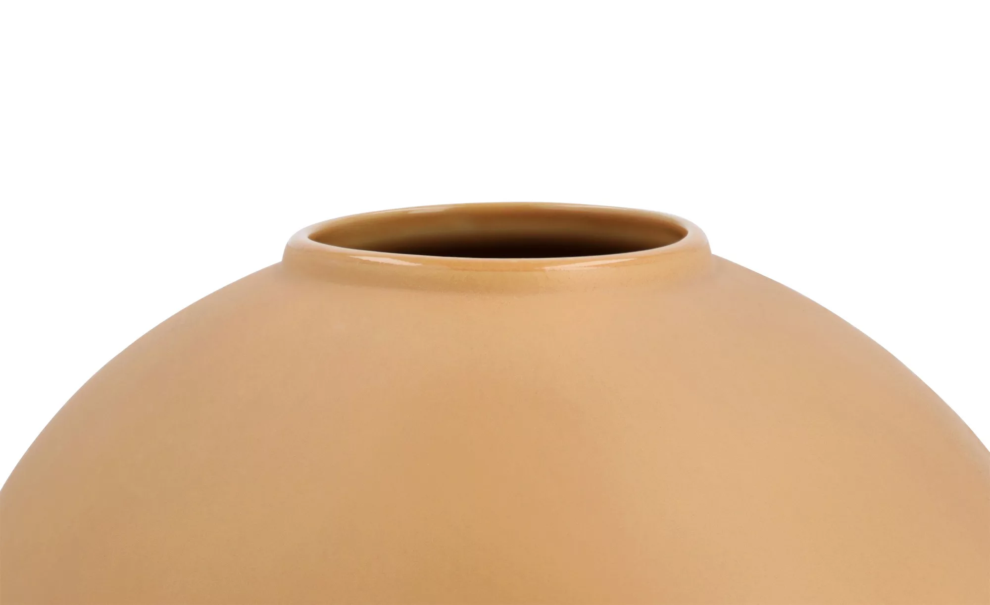 Vase  Mara ¦ orange ¦ Steinzeug ¦ Maße (cm): H: 16,5  Ø: 17.5 Accessoires > günstig online kaufen