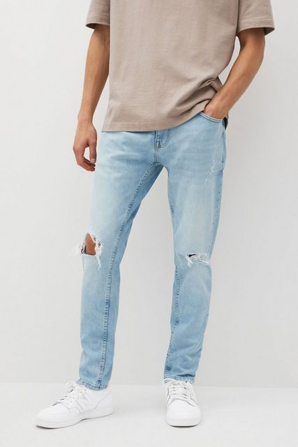 Next Skinny-fit-Jeans Jeansrock mit Rissen - Skinny Fit (1-tlg) günstig online kaufen