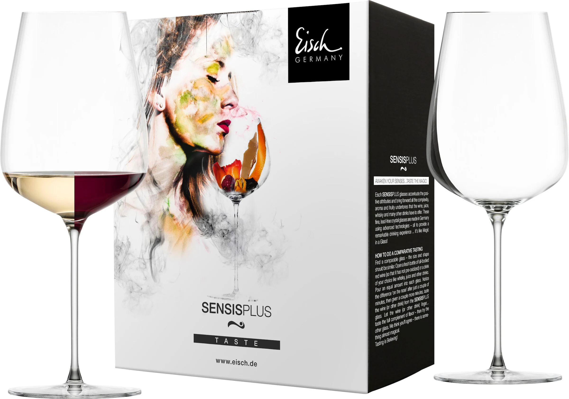 Eisch Germany Rotweinglas »ESSENCA SENSISPLUS«, (Set, 2 tlg., 2 Gläser im G günstig online kaufen