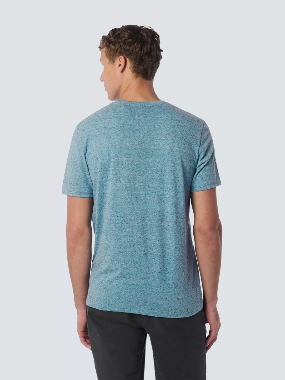 NO EXCESS T-Shirt, mit Bursttasche in melierter Optik günstig online kaufen