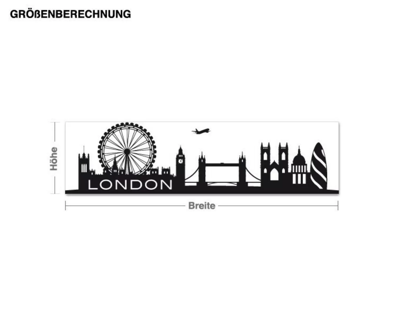 Wandtattoo Architektur & Skyline Skyline London günstig online kaufen