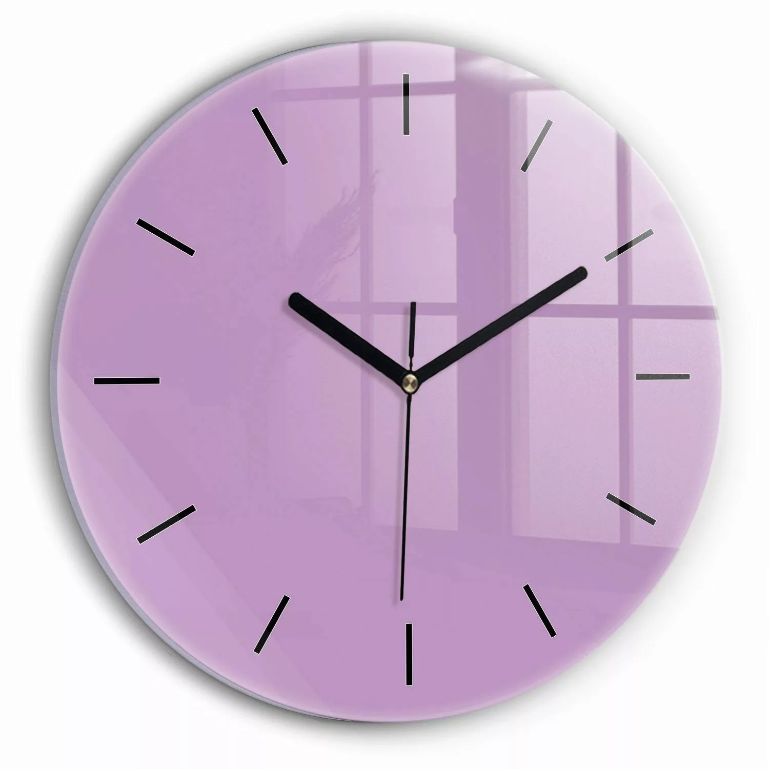 Tulup Wanduhr Glasrunde Uhr Moderne Glaswanduhr günstig online kaufen