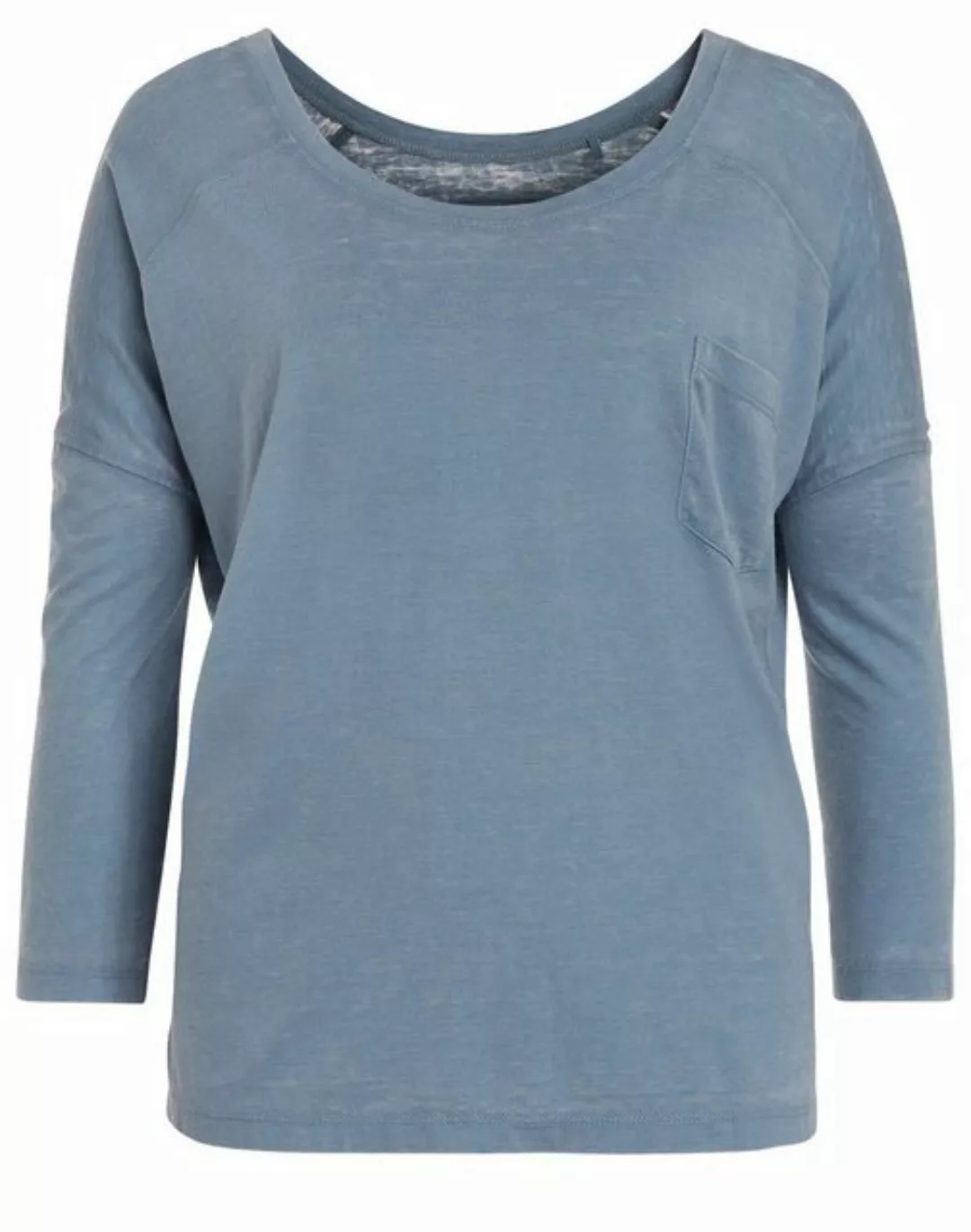 DAILY´S Langarmshirt GESINA: Damen Longsleeve mit Brusttasche günstig online kaufen