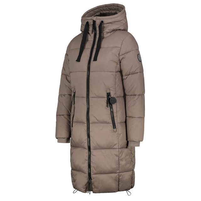 SUBLEVEL Steppjacke Damen Mantel mit Kapuze extra lange Winter Jacke Parka günstig online kaufen