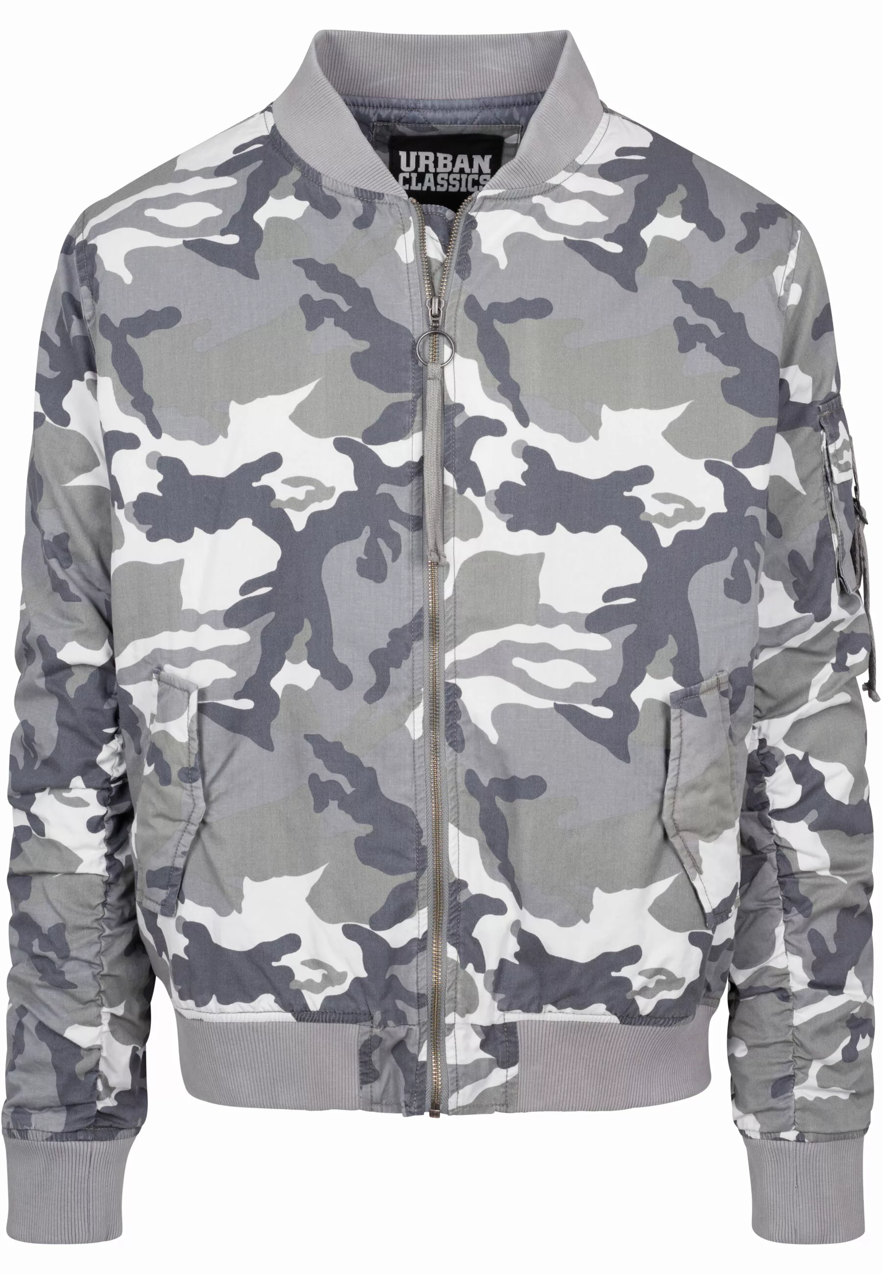 URBAN CLASSICS Bomberjacke "Urban Classics Herren Vintage Camo Cotton Bombe günstig online kaufen