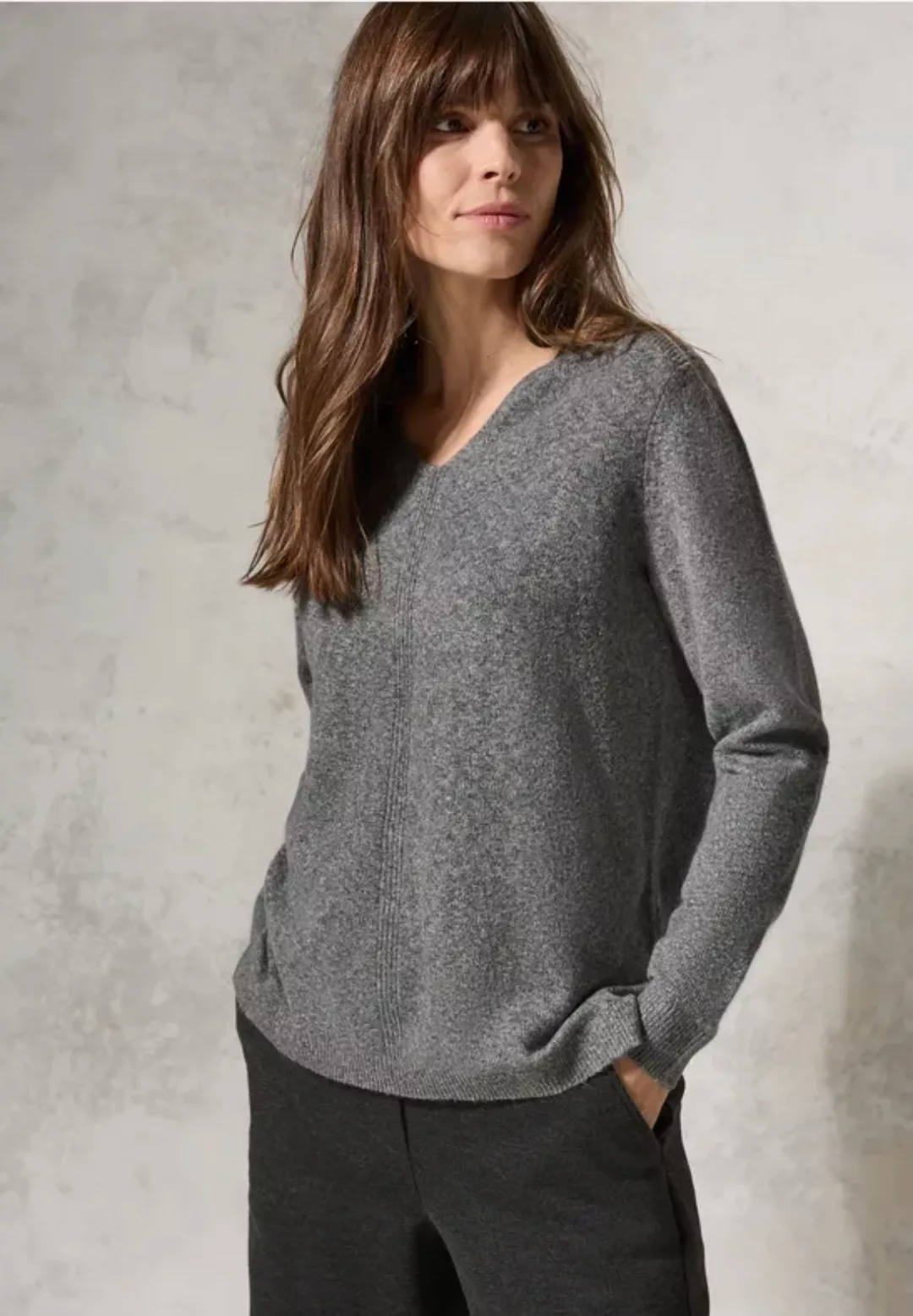 Cecil Strickpullover, mit Strick-Detail günstig online kaufen