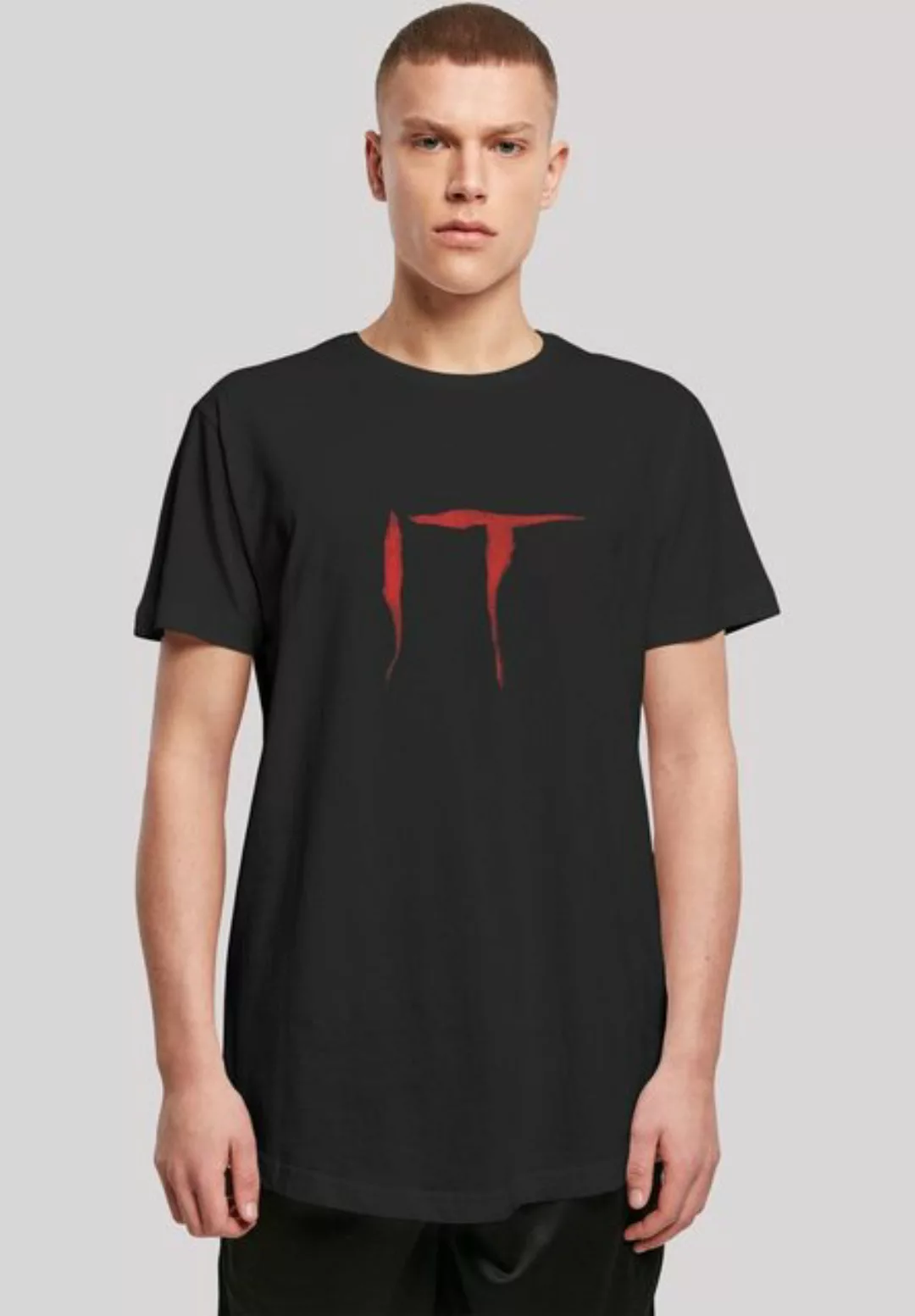 F4NT4STIC T-Shirt Long Cut T-Shirt IT Film ES Stephen King Distressed Logo günstig online kaufen