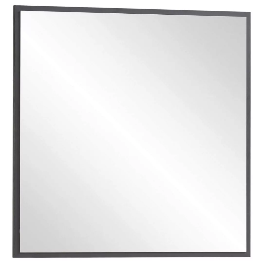 Wandspiegel Alexa schwarz matt B/H/T: ca. 67x67x3 cm günstig online kaufen