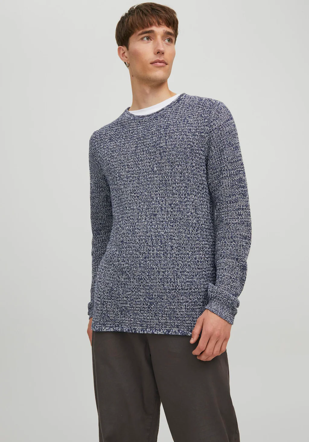 Jack & Jones Rundhalspullover "PHIL KNIT CREW NECK" günstig online kaufen