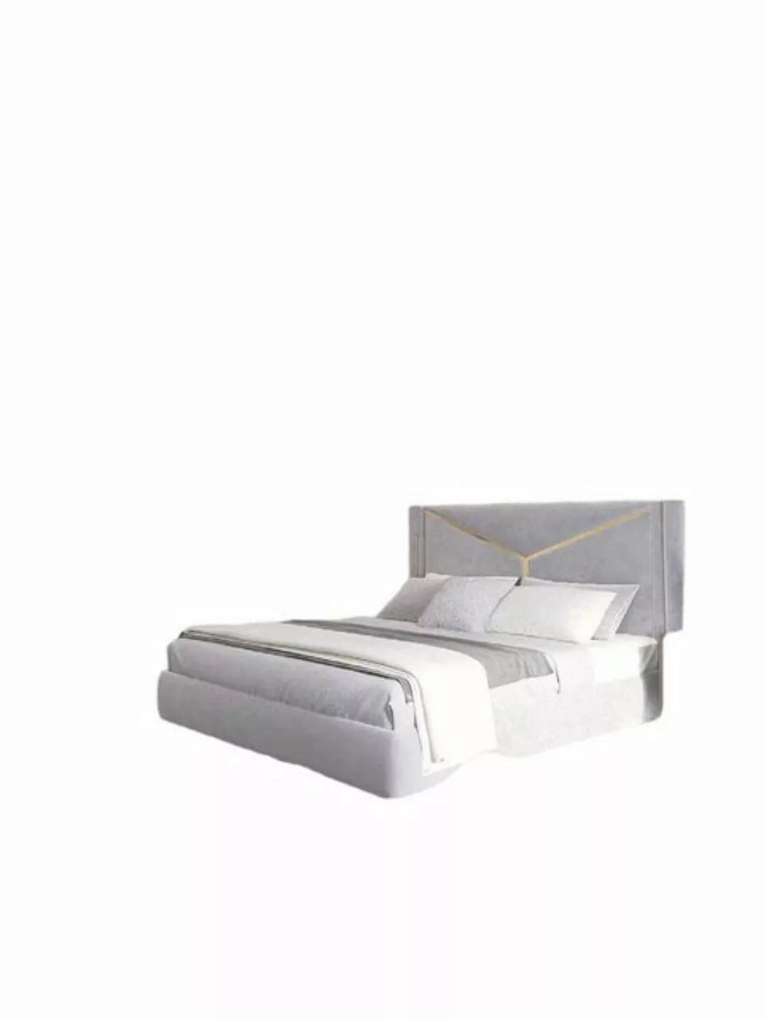 JVmoebel Bett Luxus Bett Polster Schlafzimmer Möbel Neu Weiß Bett Design (1 günstig online kaufen