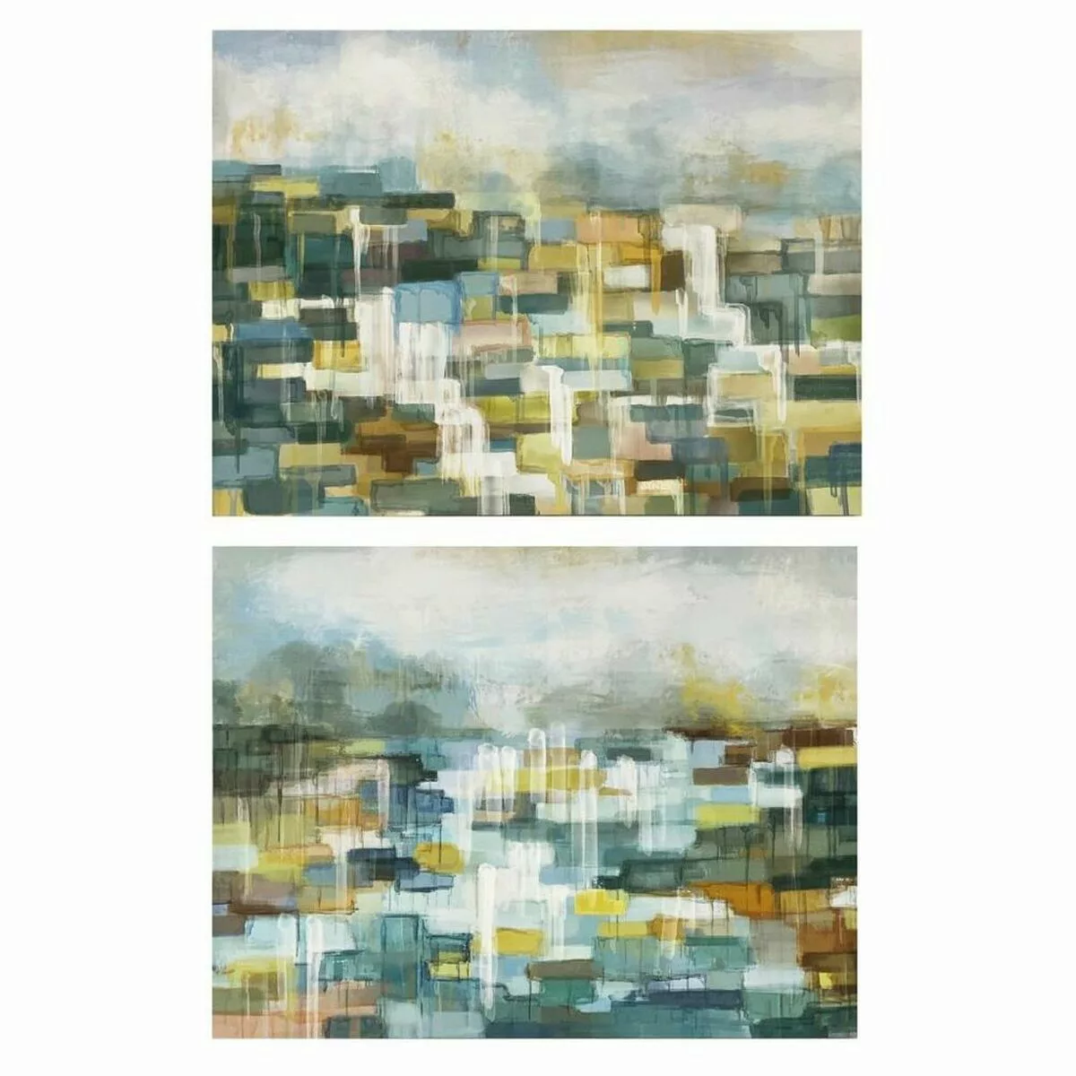 Bild Dkd Home Decor Abstrakt (2 Pcs) (120 X 3 X 90 Cm) günstig online kaufen