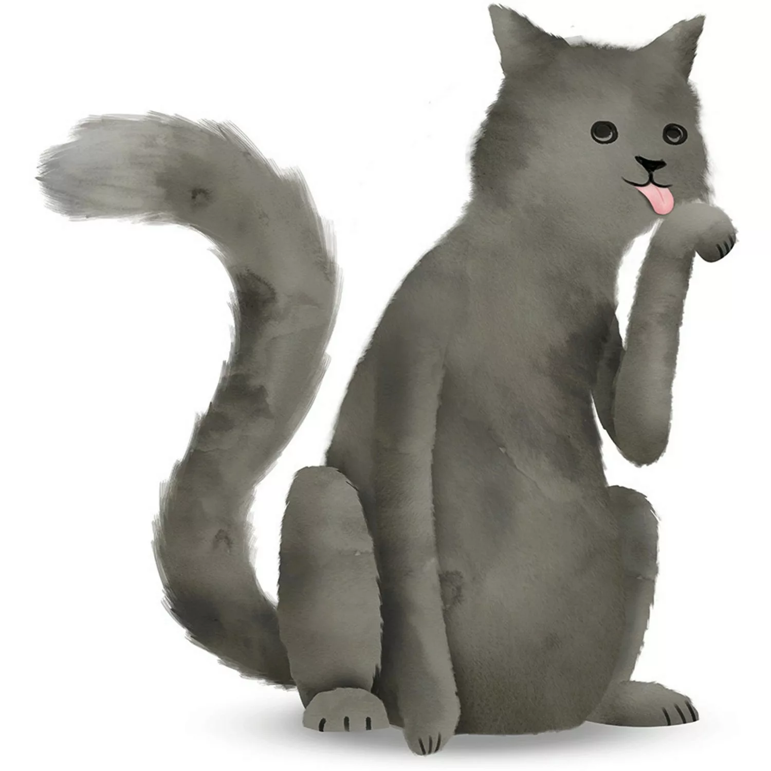 Komar Poster »Cute Animal Cat«, Tiere, (1 St.), Kinderzimmer, Schlafzimmer, günstig online kaufen