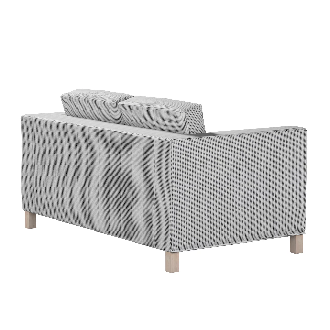 Bezug für Karlanda 2-Sitzer Sofa nicht ausklappbar, kurz, schwarz-beige, 60 günstig online kaufen