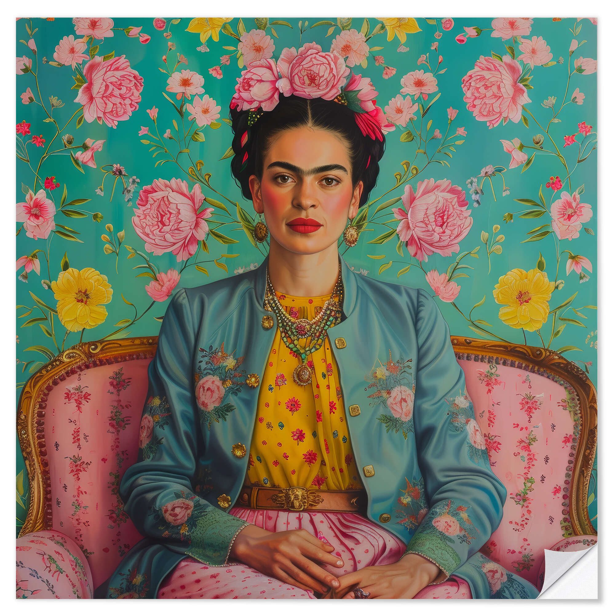 Posterlounge Wandfolie DejaReve, Frida Kahlo auf günstig online kaufen